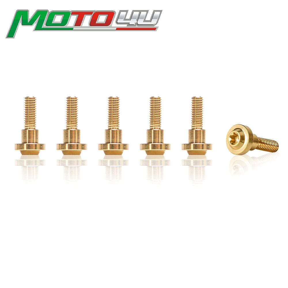 Титановый/Ti M6X20 мм для Yamaha R1 1998-2009/R6 1999-2008 болт ротора переднего дискового тормоза