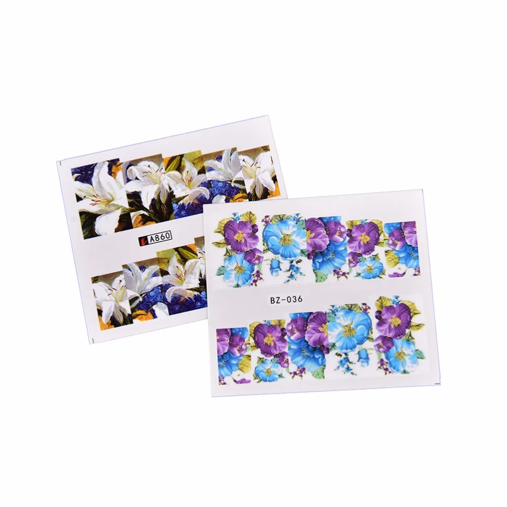 50 листов водные переводные наклейки для ногтей|designer nail stickers|nail design stickernail sticker |