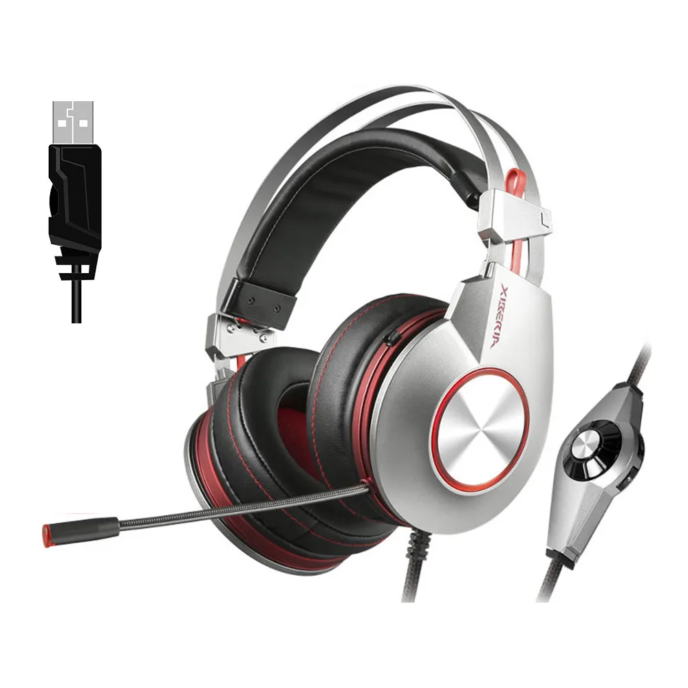 Легкие наушники HIFI стерео с активным шумоподавлением XIBERIA K5 игровая Проводная