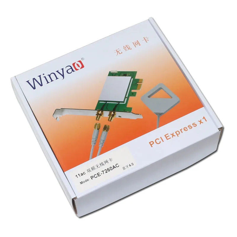 802.11ac Dual Band 2x2 WiFi + Bluetooth4.0 Adapter 867Mbps Wireless-AC 7260 Card | Компьютеры и офис