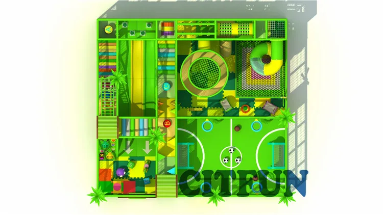 Тема джунглей лучший дизайн коммерческое комнатное мягкое оборудование для