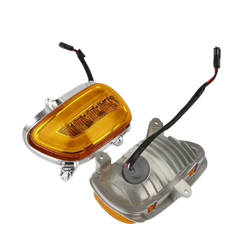 Передние СВЕТОДИОДНЫЕ Сигналы поворота оранжевые линзы для Honda Goldwing GL1800 2001-2017 F6B
