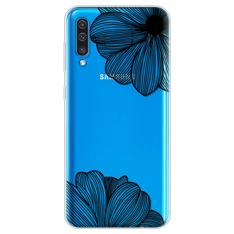 sxyhhei Чехол для samsung Galaxy A50 A505 A505F с мраморным кружевом и цветами, прозрачный чехол из ТПУ для девочек, чехол для samsung Galaxy A10 A20e A30 A40 A60 A70 - Цвет: sxyhhei