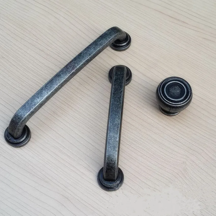 Ручки мебельные антикварные в стиле ретро 96/128 мм 5 дюймов|drawer knobs|knobs pullssilver drawer |