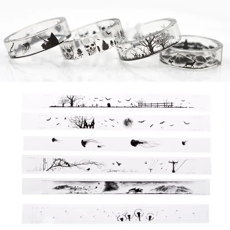 1 шт. материал для наполнения браслета сделай сам из эпоксидной смолы прозрачные