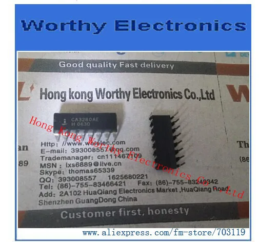 

Free shipping 10pcs/lot CA3280AE CA3280 DIP16