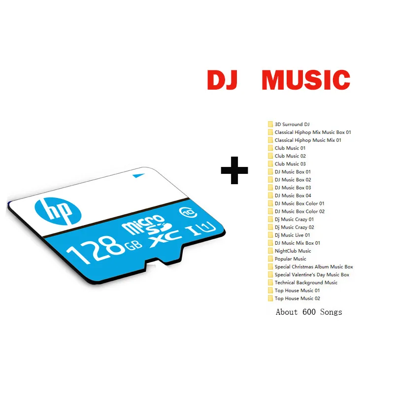 Hp micro sd 16 ГБ 32 ГБ 64 Гб 128 ГБ Оригинальная карта памяти microsd sdhc/sdxc class 10 cartao de memoria mini tarjeta sd 32 Гб TF - Емкость: MI210-TF128G DJ