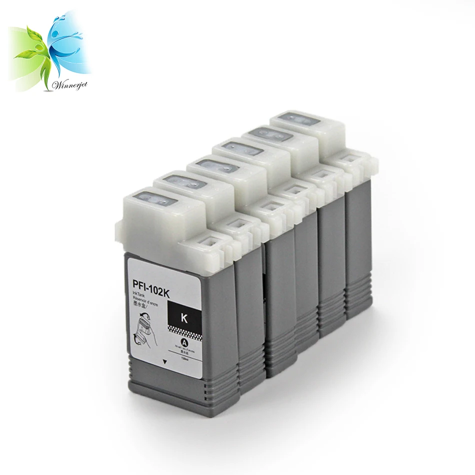 Чернильный картридж WINNERJET PFI 102 для Canon IPF500 IPF510 IPF600 IPF610 IPF700 IPF710 IPF605|ink cartridge|ink cartridge for