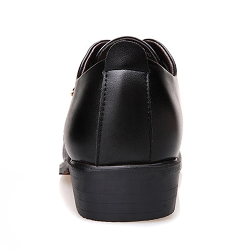 Туфли REETENE мужские классические кожа заостренный носок формальные свадьба весна