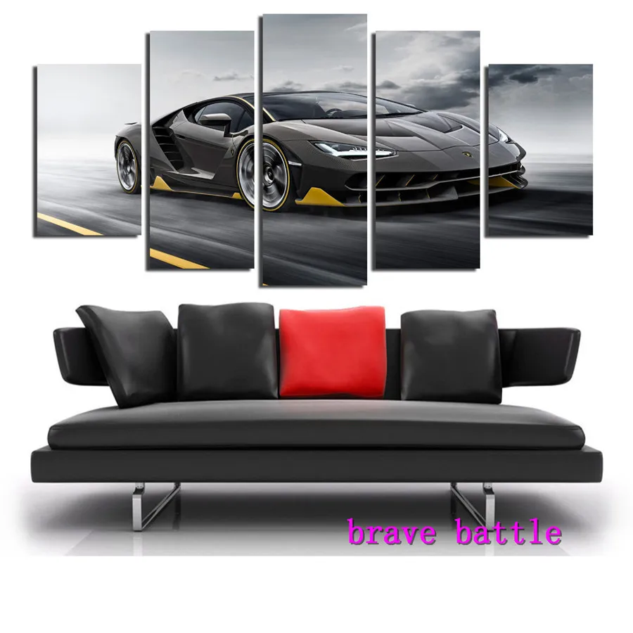 Lamborghini Centenario Canvas Painting Living Room Home Decor Modern Mural Art Oil | Дом и сад