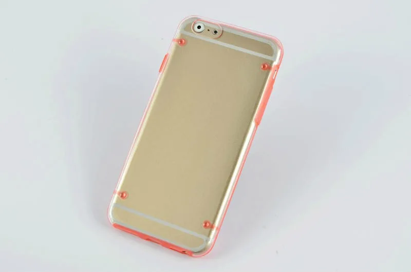 Тпу 10 piece/lot альта Qualidade ультра-дешевый фино Limpar plastico noctilucentes капа пункт для iPhone 6 4 7