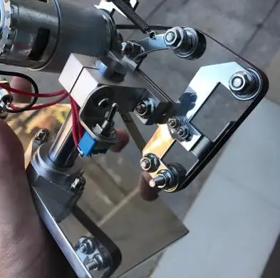 24V 100W мотор профессиональная электрическая точилка для ножей работа острый нож& инструмент, придавая грифелю идеальную форму мини поворотный стол с премиум-класса с абразивной лентой