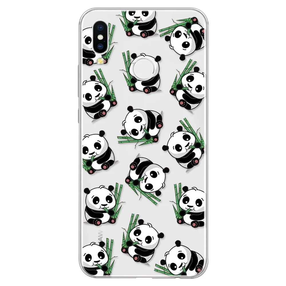 maozhu Чехол из ТПУ с пандой для huawei mate 10 P8 P9 P10 P20 Lite Pro Mini TPU, защитный чехол для телефона huawei P20 Lite, прозрачный чехол - Цвет: maozhu