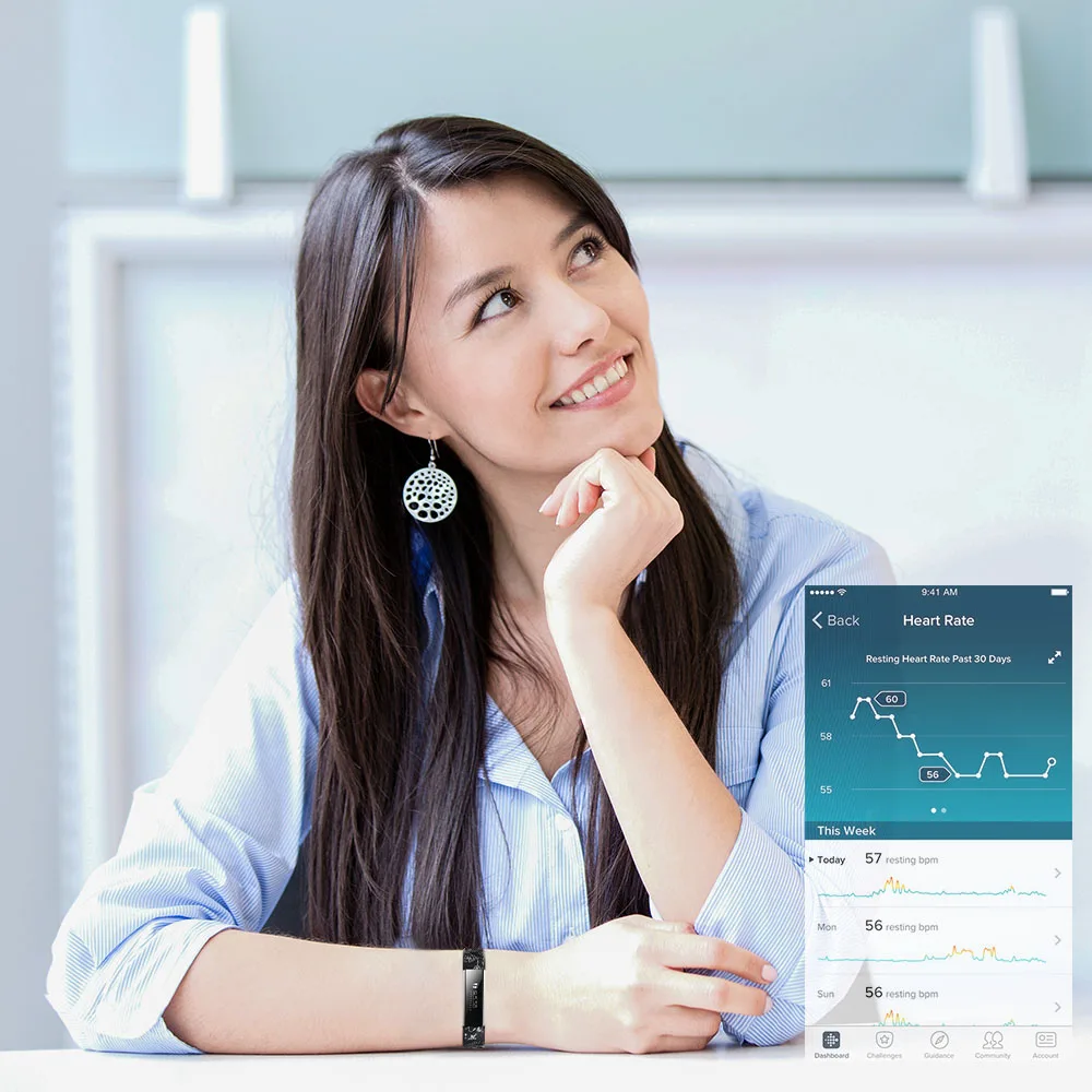 Honecumi Для Fitbit Alta и HR умные часы фитнес Браслеты Регулируемый спортивный ремешок