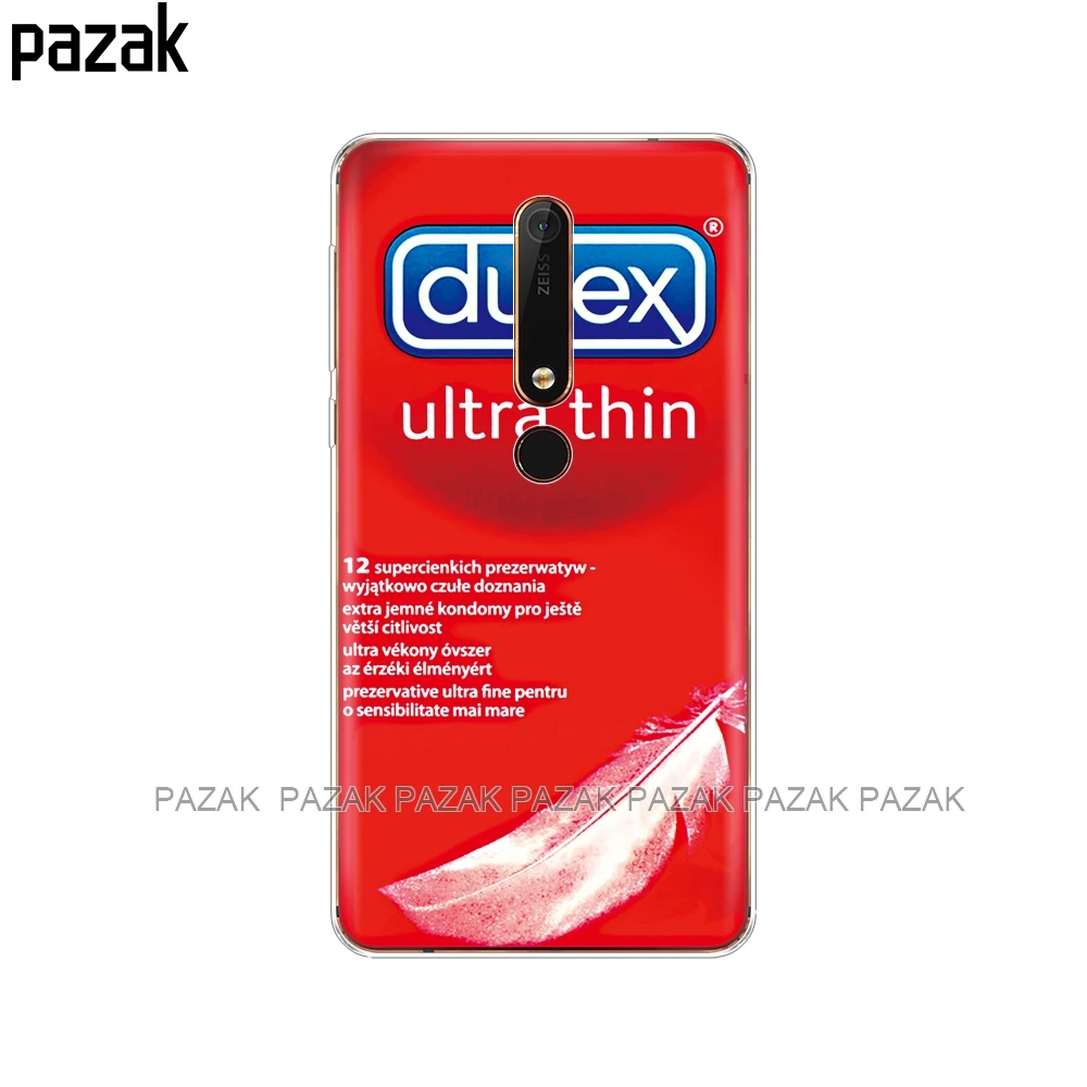 61453 Силиконовый чехол для nokia 6, 6,1, 7 plus, 8, 9, nokia 6, 2018x5x6, чехол, мягкая задняя крышка из ТПУ для телефона, защитный чехол-бампер с рисунком - Цвет: 61453
