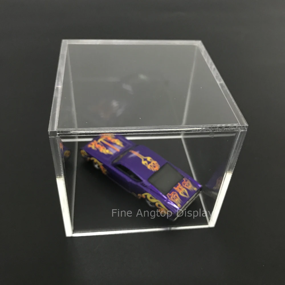 Premium Clear 5-Sided Acrylic Display Case Available With Additional Base