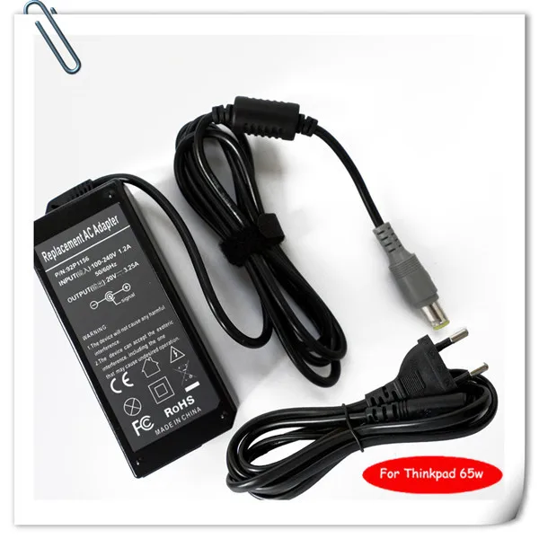 20V 65W AC Adapter Power Supply Cord For Lenovo IBM ThinkPad Edge 14 15 E10 E20 E30 E31 E40 E50 carregador de bateria portatil