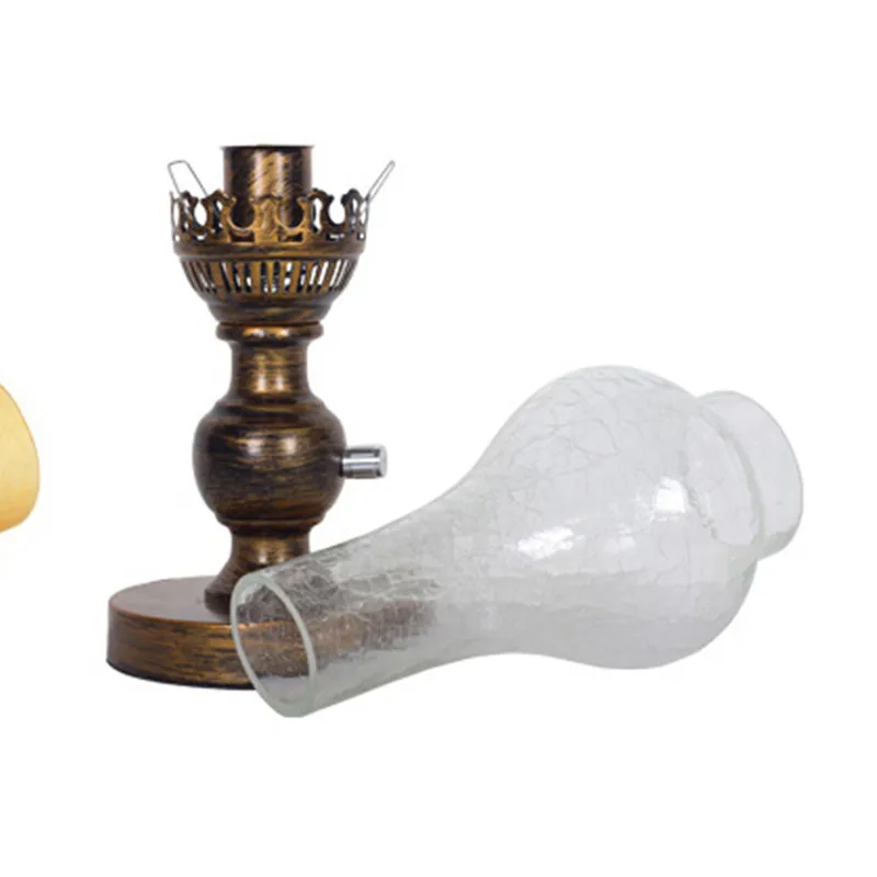 Регулируемые настольные светильники стеклянный тент прикроватная Настольная