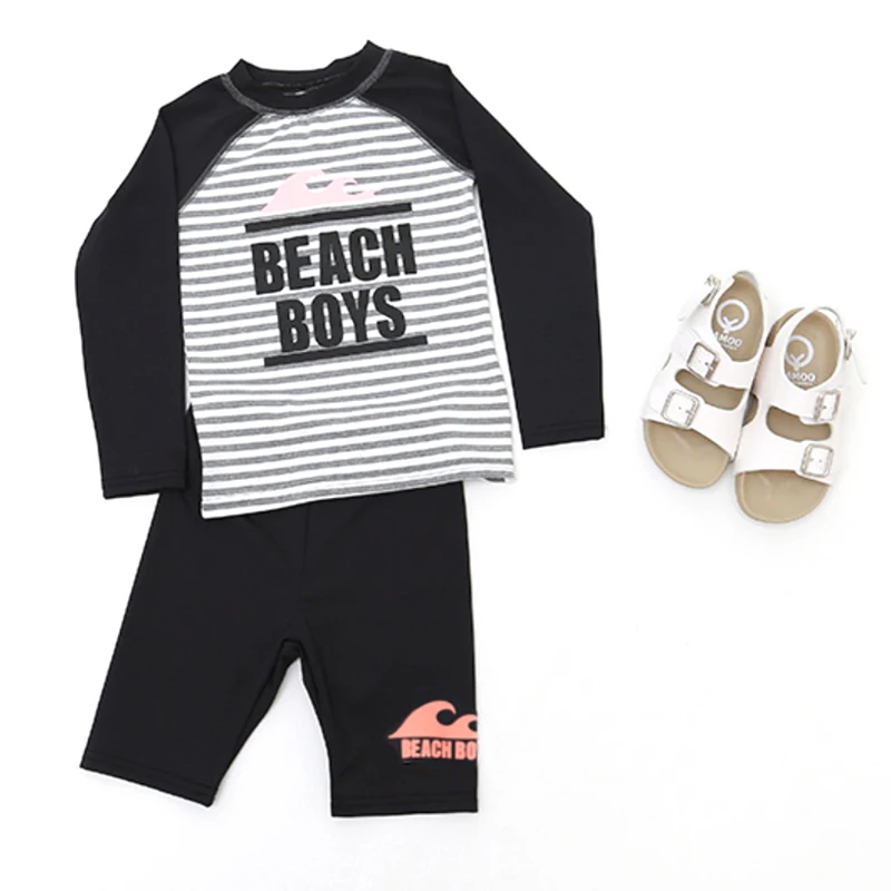 Новинка 2019 купальный костюм для маленьких мальчиков детский с длинными рукавами