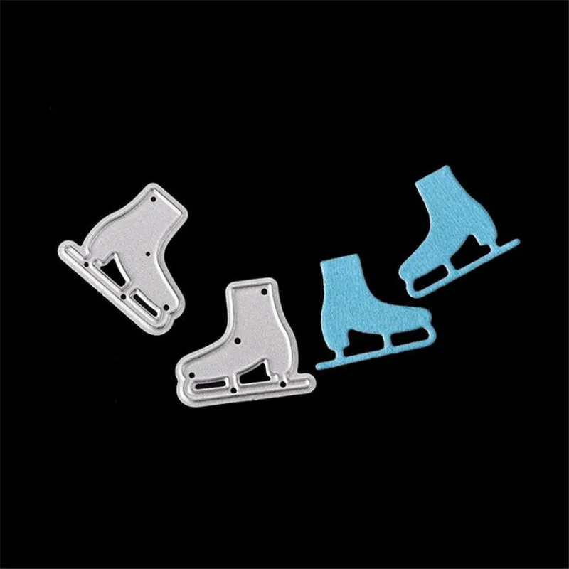 Коньки металлические трафареты для пресс формы скрапбукинга DIY Фотоальбом