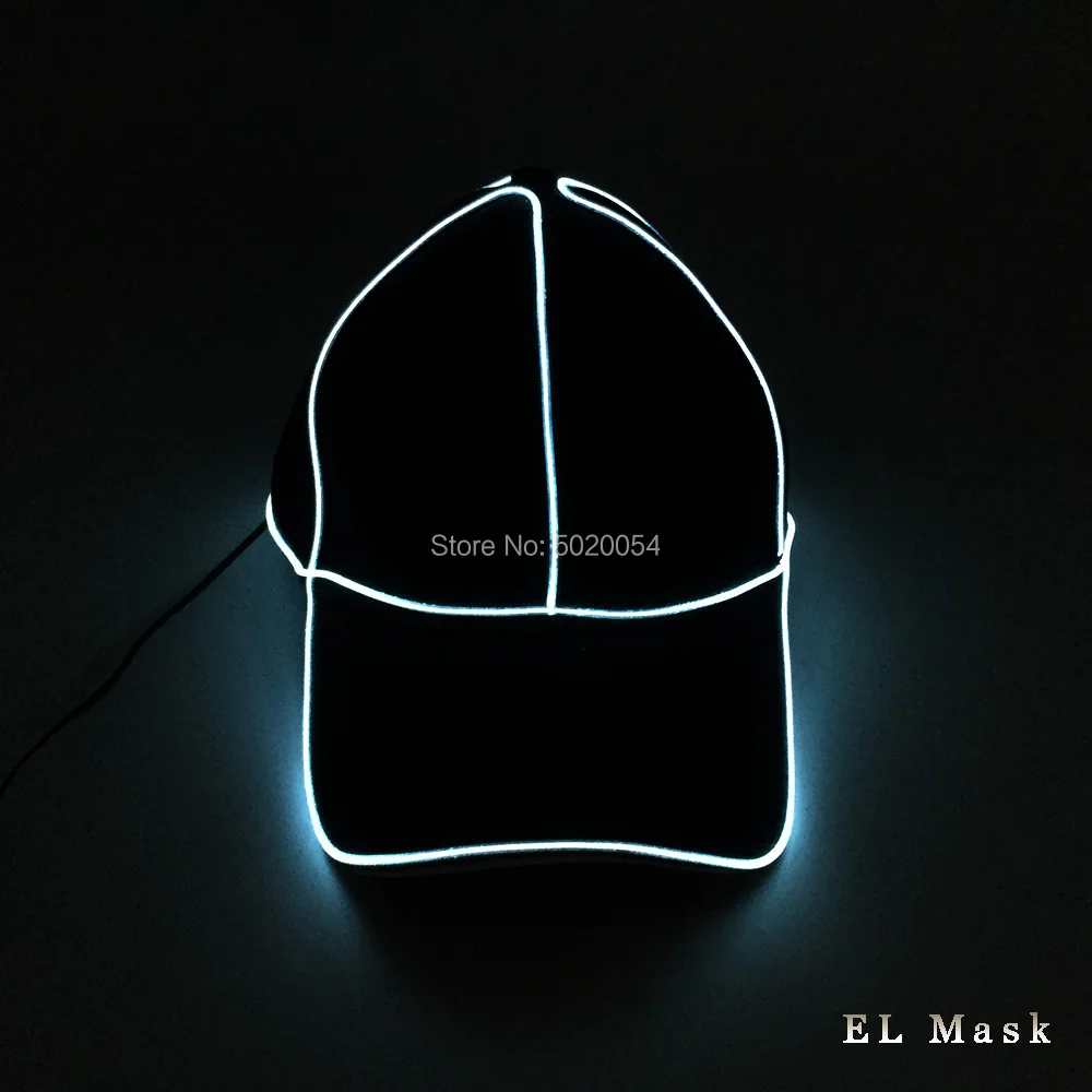 Модная бейсбольная кепка EL Wire s Gorras со светодиодной подсветкой, хип-хоп кепка на лето и весну, светильник, светящаяся Кепка для мужчин и женщин