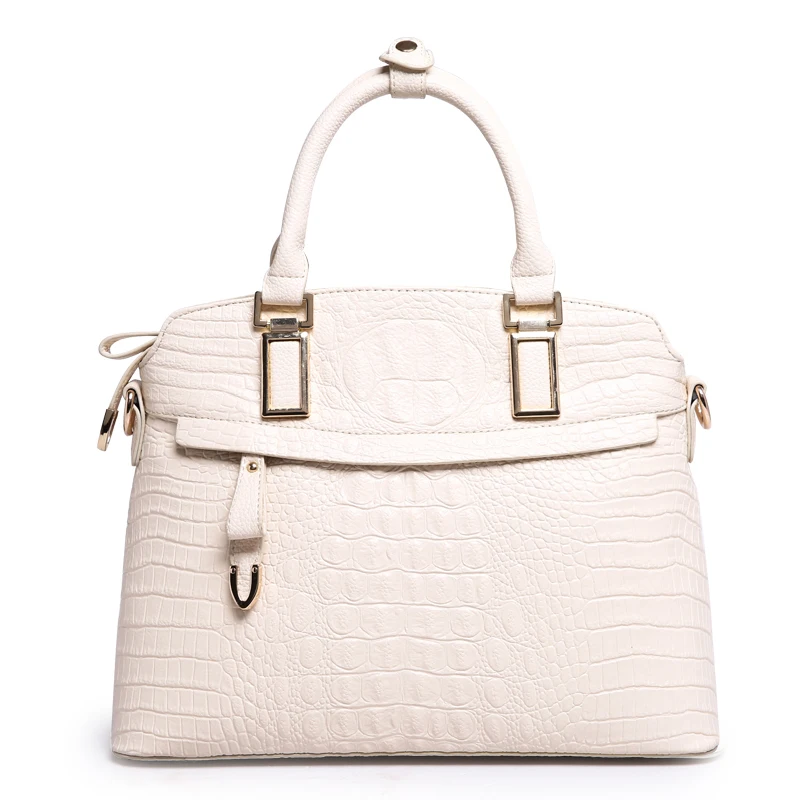 Женщины сумки Неподдельной Кожи Крокодила шаблон сумка элегантная дама Снаряды