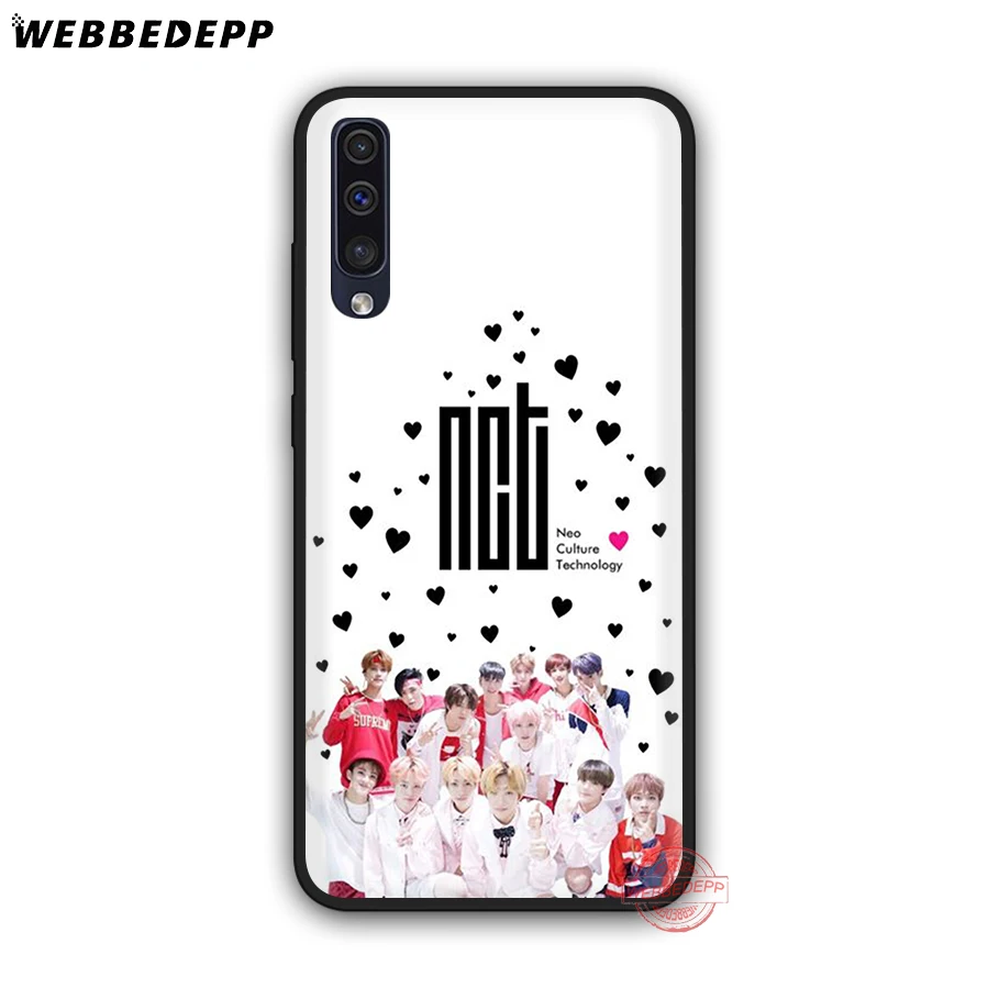 WEBBEDEPP NCT 127 Kpop мальчик Группа мягкий чехол для телефона с изображением цветов Samsung