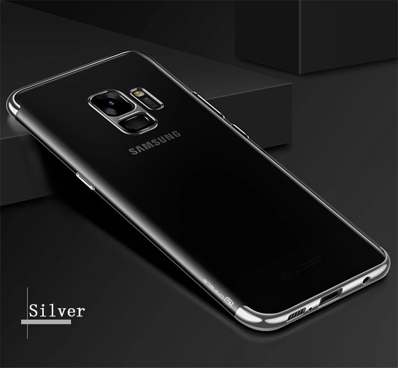Роскошный мягкий чехол 3 в 1 из ТПУ с покрытием для Samsung Galaxy S6 S7 Edge S8 S9 S10 S20 Plus Note 8 9 10