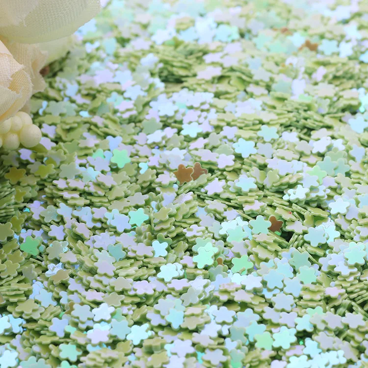 10g 3 мм свободные блестки для поделок на голову с блестками и звездами пайетками