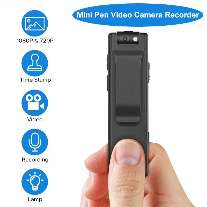 Boblov A3 HD 1080P Мини маленькая камера видеокамера тело полиция ручка DVR безопасности