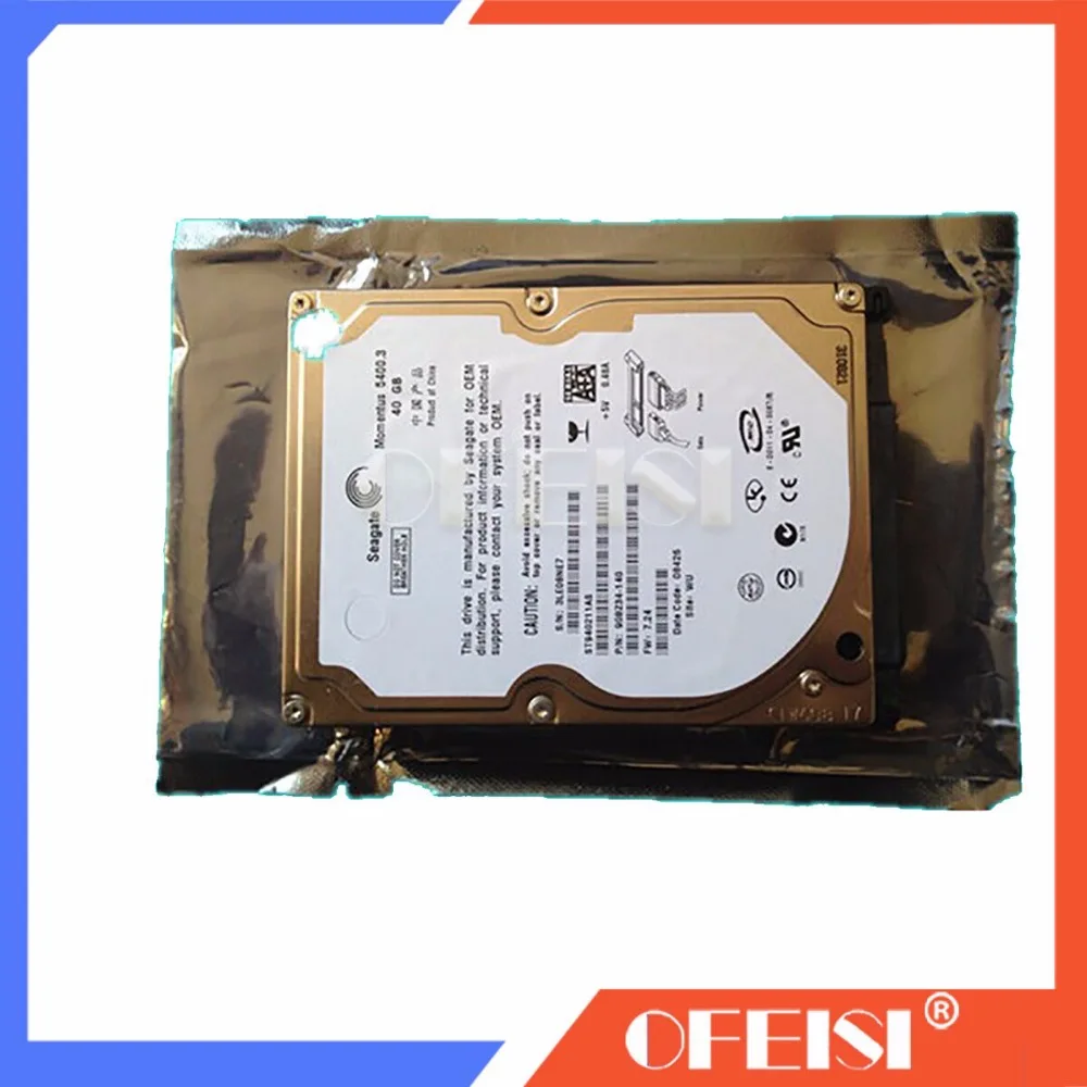 Жесткого диска SATA HDD для hp DesignJet Z5200 PS, внутренний жесткий диск для CQ113-67017 CQ113-67013 с FW чернила плоттера печатающая головка запчасти