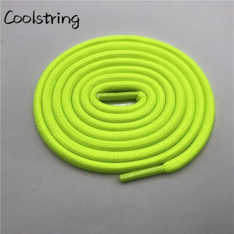 Coolstring, Новинка 0,5 см, круглые спортивные шнурки, толстый полиэстер, для пеших прогулок, для ботинок, для детей, мужские баскетбольные шнурки