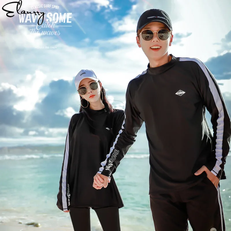 Леди Новое поступление Купальник с длинным рукавом серфинг костюмы пара Surf