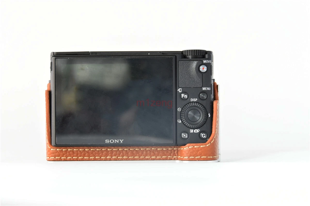 Кожаный жесткий чехол для камеры, защитный чехол для sony rx100 rx100ii rx100iii rx100iv rx100v rx100vi, коричневый, черный
