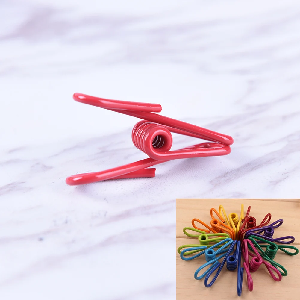 10 шт. DIY яркая Закладка канцелярские принадлежности Зажим держатель выдолбленные