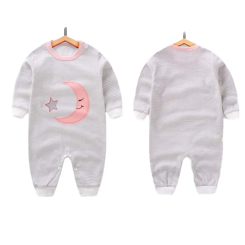 Детский комбинезон с длинными рукавами и милым рисунком для маленьких мальчиков