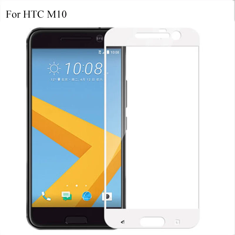 Полное покрытие корпуса 9H пленка для HTC M10 M 10 Защитная защитное стекло закаленное