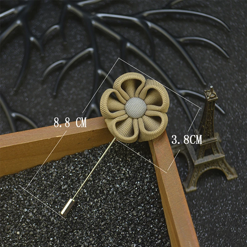 Изделия ручной работы mdiger цветочный брошь на шпильке для мужские свадебные