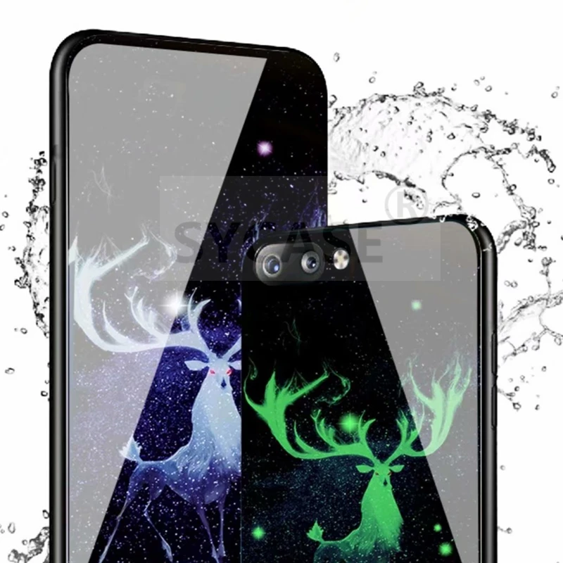 SYCASE световой пятнистости Стекло чехол для телефона OPPO R9 R9S R11 R11S R15 мечта R17 Plus все