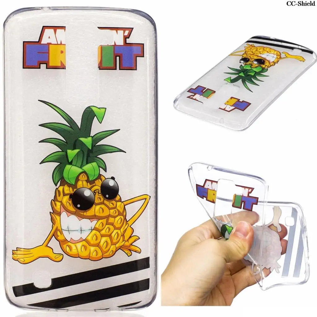 Soft Silicone Case for LG K8 4G LTE K 350 350N K350 K350N TPU Frame Phone Fitted 8 E K350E K350K K350Y cases |