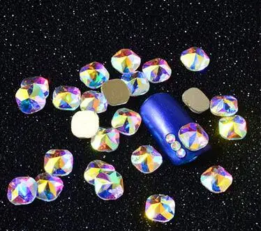 patter16 20 шт 3D кристалл AB череп с плоским основанием, для ногтей Стразы алмазные подвески ювелирные изделия Хэллоуин Череп Черепа скелета реквизит 20 шт - Цвет: patter16