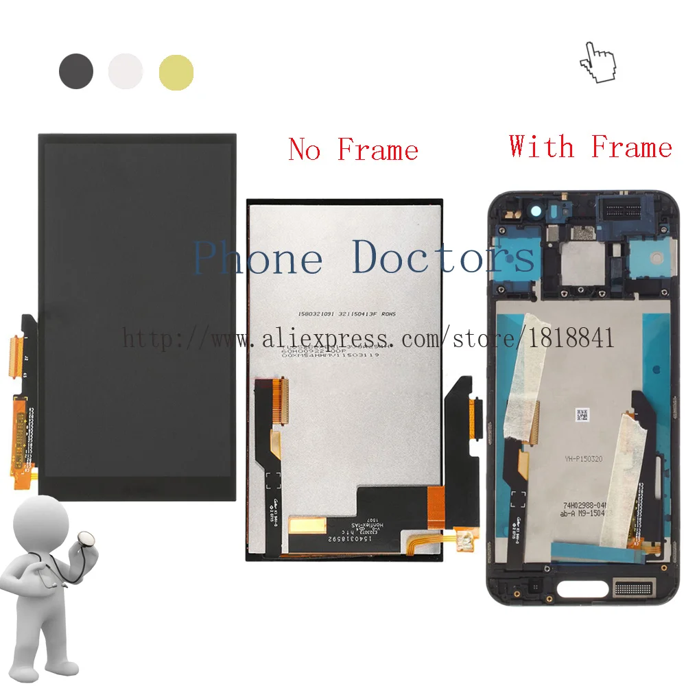Полноразмерный ЖК-дисплей с диагональю 5 2 дюйма для HTC ONE M9 Plus + рамка кодирующий