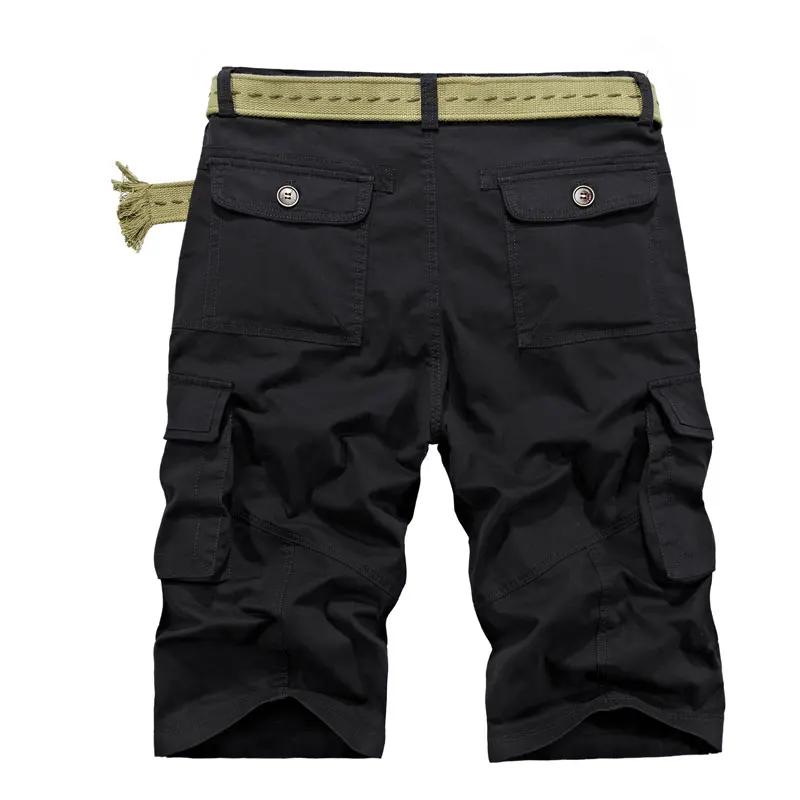 Мужские шорты MANLI летние Походные Военные Без пояса свободные дышащие мужские