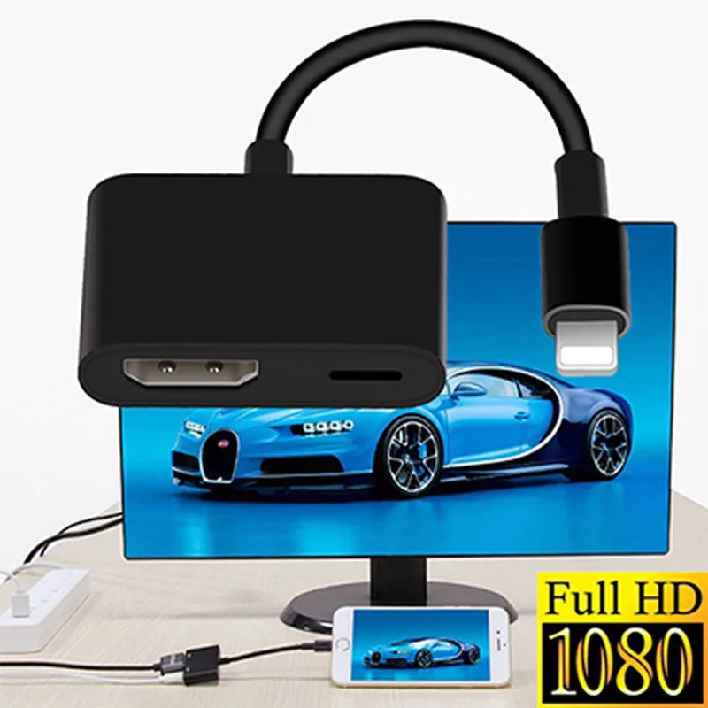 DOITOP 1080P HDMI Кабель адаптер 8Pin к кабель для Apple Iphone X 10 6 7 8 Plus TV HDTV цифровой AV
