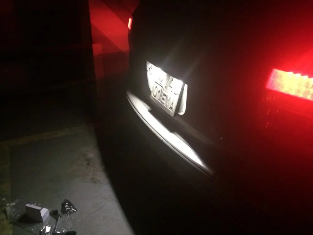 2 шт. 18SMD светодиодный номерной знак светильник OEM Замена для VW Tiguan, Touareg, Golf5 5D touring, Passat(B5.5) 5D touring