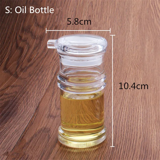 

Acryl Seasoning Bottle Olive Oil Can Pepper Shaker Storage Spice Soy Sauce Vinegar BBQ Tools 1piece