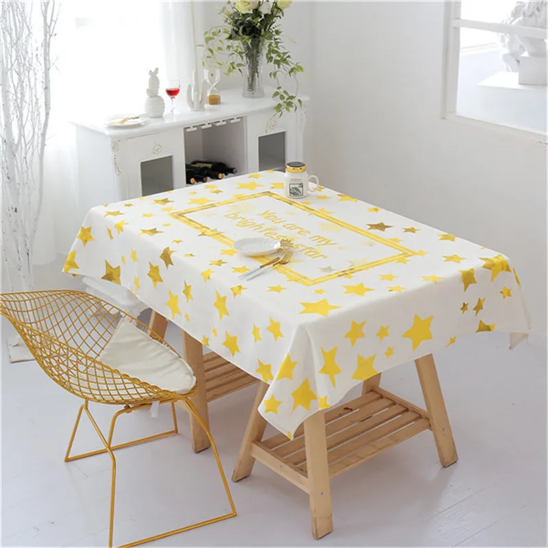 Плед олень льняная скатерть водонепроницаемый маслостойкий прямоугольный