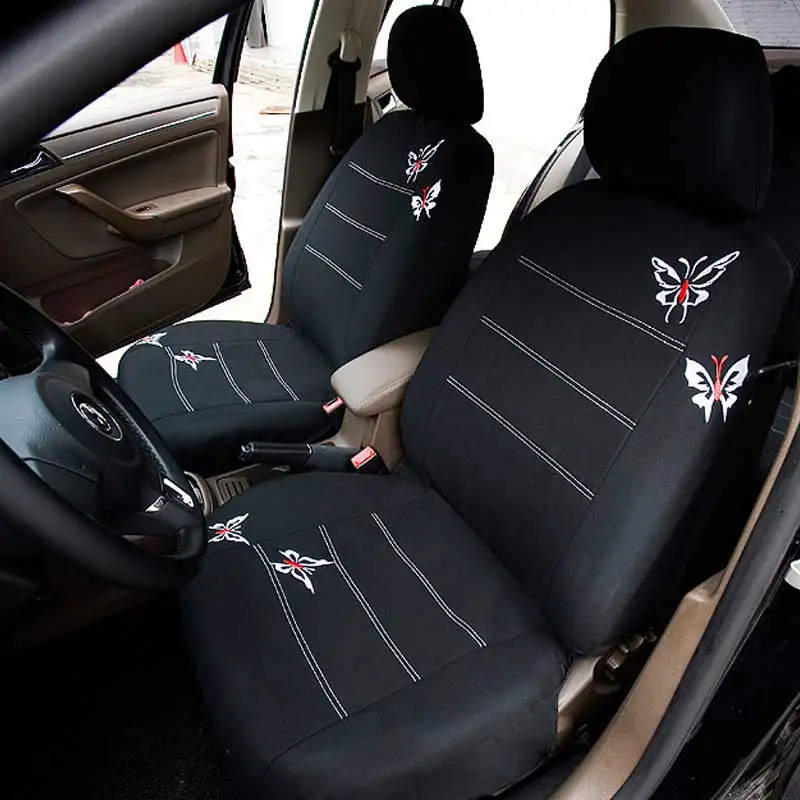 Вышитые чехлы для сидений автомобиля с бабочкой автомобильные Чехлы toyota