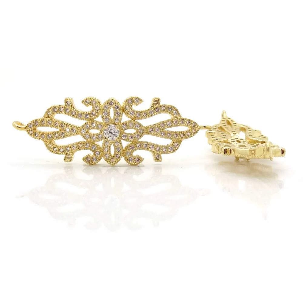 Новые Подвески полые филигранные цветочные ювелирные изделия фурнитура