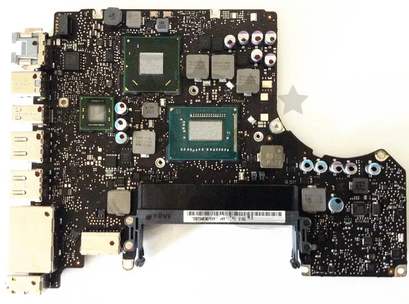 820-3115-B A1278 материнская плата для Macbook Pro 1" i5 2,5 ГГц 2012 год A1278 материнскую плату